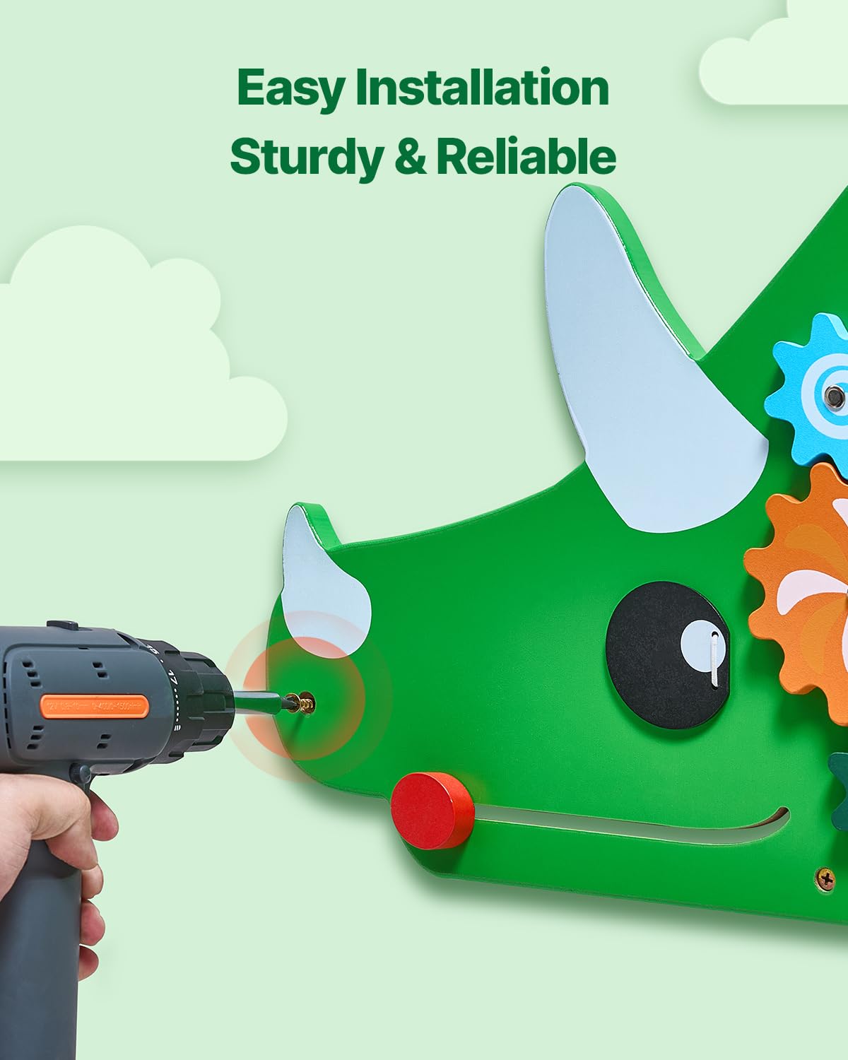 panneaux muraux d’activités dinosaure pour enfants montessori – Image 6