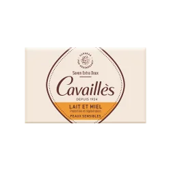 roge cavailles savon surgras extra doux lait/miel 150g